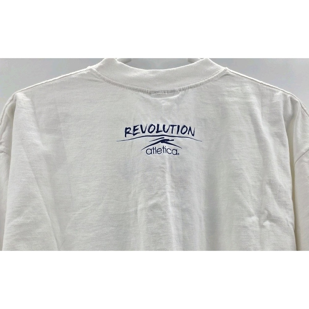 VINTAGE ATLETICA NEW ENGLAND REVOLUTION SHIRT NEW DEADSTOCK MENS XL AUTO #33 90s - Picture 6 of 11